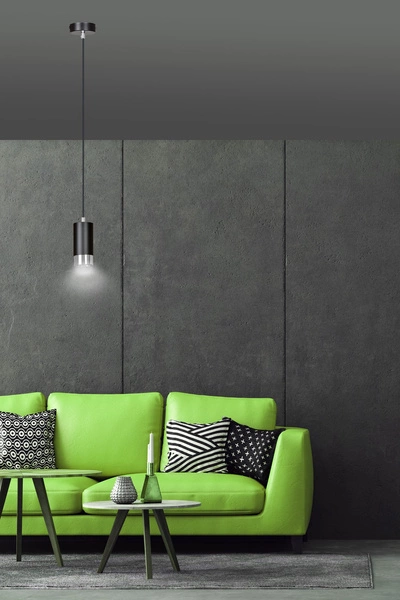 Lampa wisząca Emibig FUMIKO 1 BL/CHROME 816/1