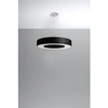 Nowoczesna lampa wisząca SATURNO SLIM SL.0750 50 cm czarna 5xE27