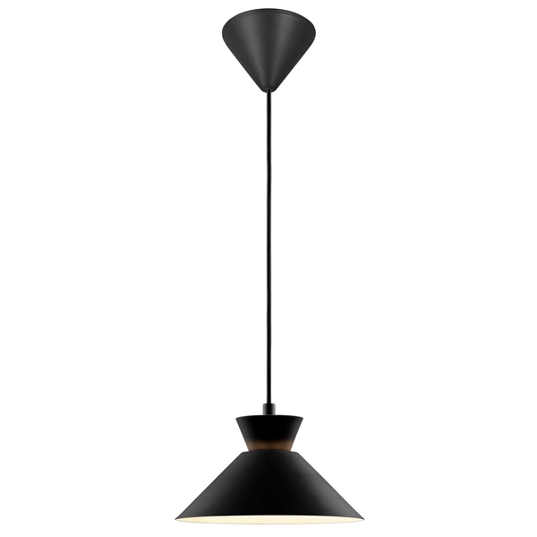 Lampa wisząca DIAL E27 40W Metal | Czarny