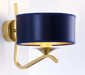 Klasyczny Kinkiet KASZMIR wys. 23cm 1xE27 15W IP20 | złoty połysk