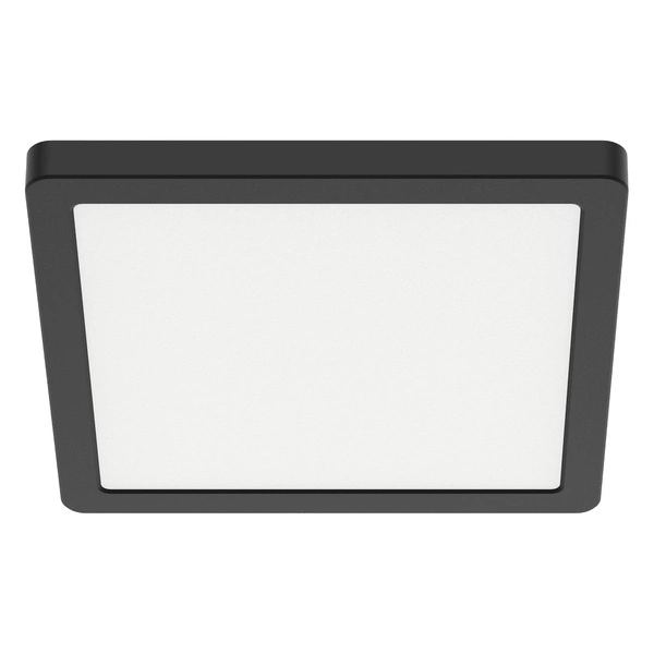 Plafon Evora Czarny Square 12W 3CCT