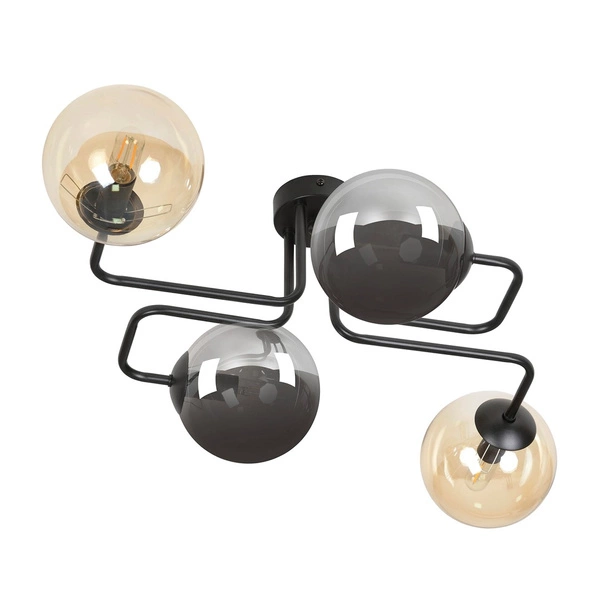 Lampa sufitowa Emibig BRENDI 4 BL MIX 2 843/4M2