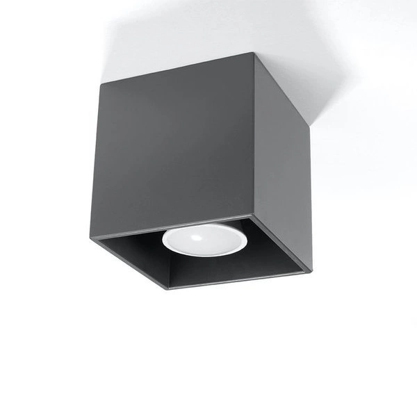 Plafon QUAD 1, Aluminium, Antracyt, GU10 40W, SL.0567