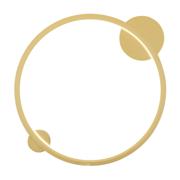 Lampa sufitowa/ścienna SATURNO, złota, 25W LED, barwa neutralna 4000K, ML8859