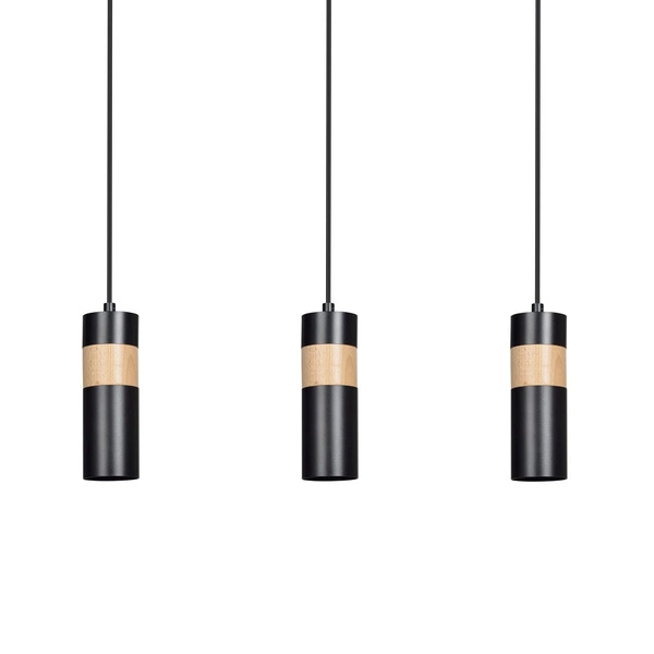 Lampa wisząca Emibig AKARI 3 Czarny 732/3