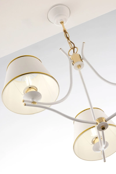 Klasyczny Żyrandol SAMBA wys. 83cm 3xE27 15W IP20 | biały