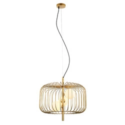 Lampa wisząca DAREN śr. 45cm 3xG9 | złoty