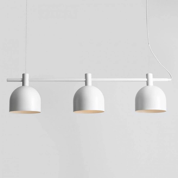 Aldex Lampa wisząca BERYL 3, 976E, biała, 3x60W E27