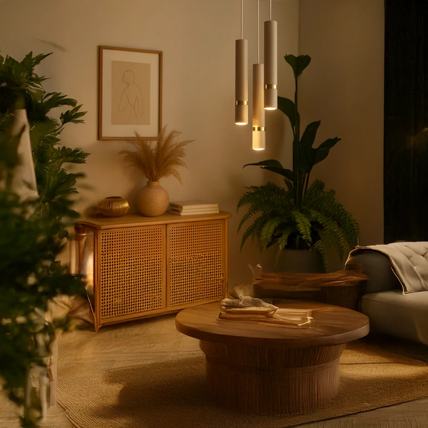 Lampa wisząca JOKER CASHMERE/GOLD 3xGU10 (koło)