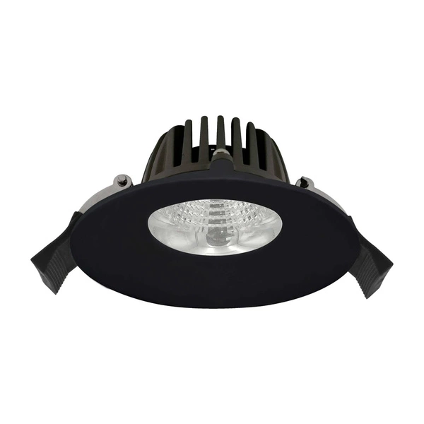 Oprawa wpuszczana ORION, czarna, 8W LED, z przełącznikiem barwy światła 3000K/4000K