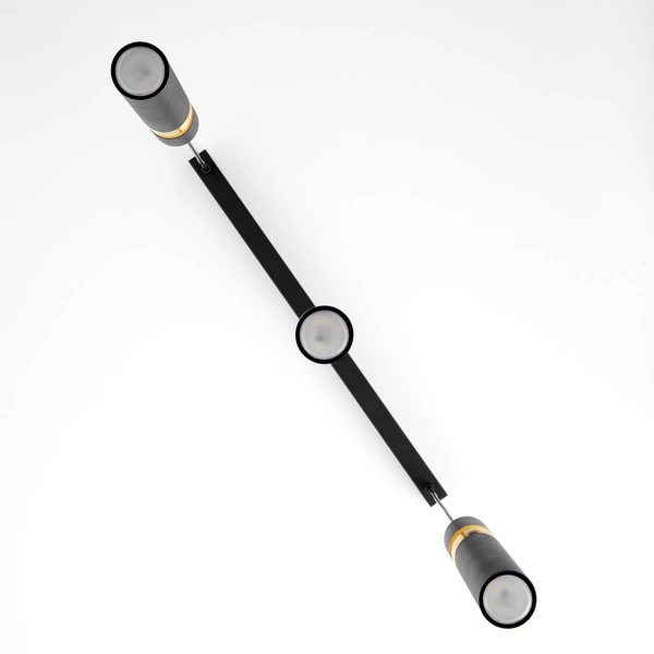 Nowoczesna Lampa wisząca ALAS wys. 120cm 3xG10 14W IP20 | Złoty