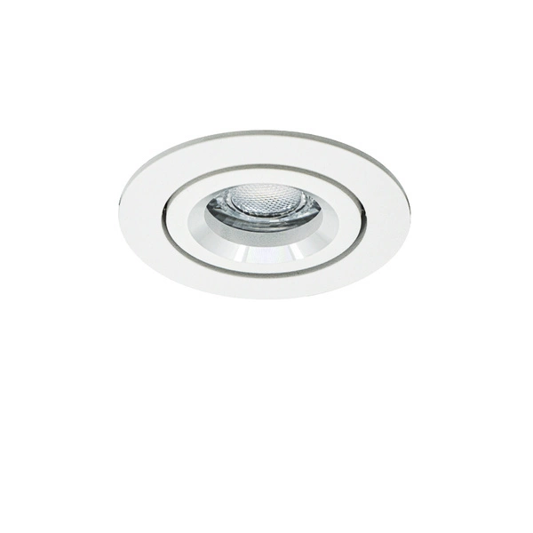 Oprawa wpuszczana oczko sufitowe CROSTI LARSI S biały śr. 7,8cm