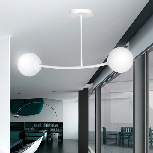 Lampa sufitowa Emibig HALLDOR 2 Biały 1025/2