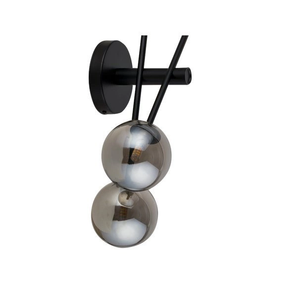Lampa ścienna, kule ORO KINKIET POCZWÓRNY szary 32089