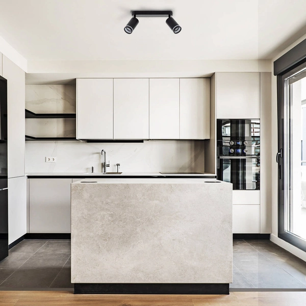 JET BLACK 2*GU10 6912