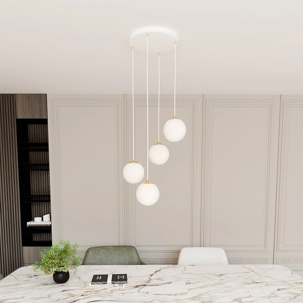 Lampa wisząca Emibig ROYAL 4 WH 1244/4