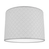 Abażur Cylinder E27 H0 Szary Tkanina A0928