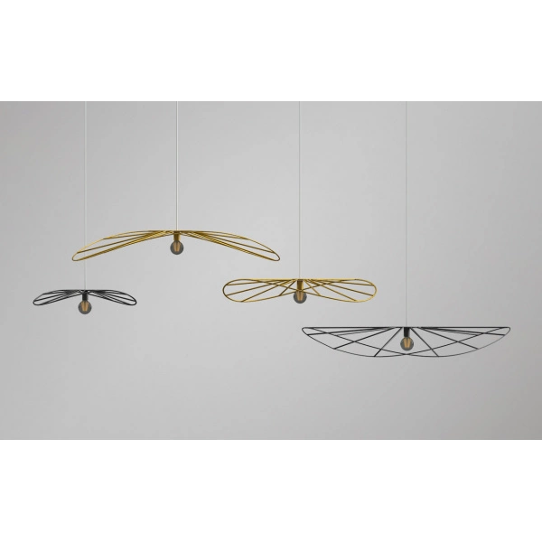 Lampa wisząca ESKOLA 140 TH.012CZ czarna 1xE27