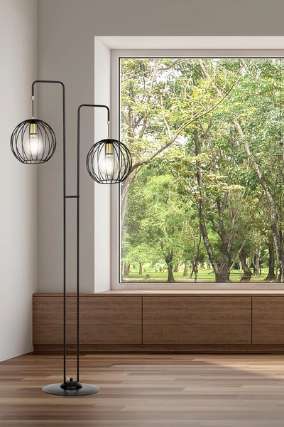 Lampa podłogowa Emibig ALBIO LP2 Czarny 144/LP2