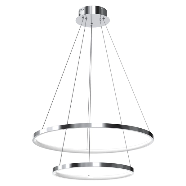 Designerska lampa wisząca ROTONDA CHROME 51W LED | Chrom