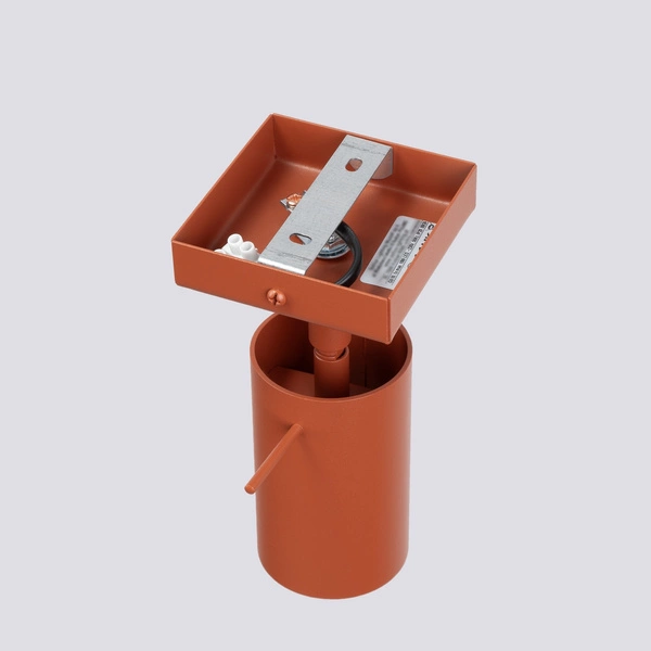 Kinkiet RING ochra czerwona