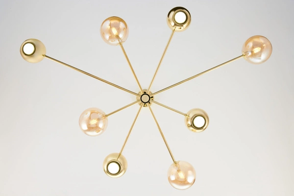 Nowoczesny Żyrandol MOKA wys. 47-69cm 4xG9 4xGU10
14W IP20 | Złoty