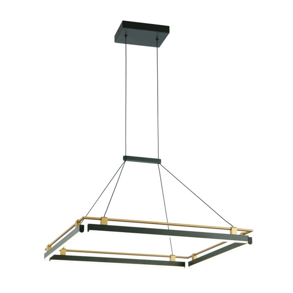 Lampa wisząca Italux Merlot PND-54638S-44W-3K-BK-GD