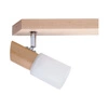 Lampa Sufitowa Birgit 2xE14 Max.40W Drewno Brzozowe/Szkło Alabastrowe 2222260