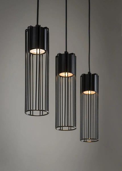 Lampa Sigma FOBIA 3 lampa wisząca prosty czarny 33453