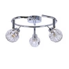 Nowoczesna lampa sufitowa BOMBOLA spirala 98-70326 chrom 3xG9