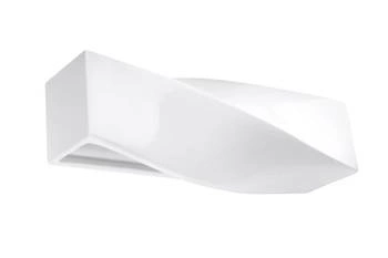 Kinkiet lakierowany SIGMA biały połysk