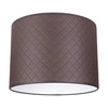 Abażur Cylinder E27 H0 Brązowy Tkanina A0926