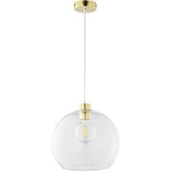 Nowoczesna lampa wisząca złoty/transparentny CUBUS 2742 2742