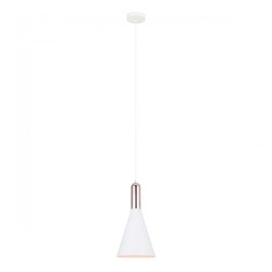 Lampa wisząca KHALEO śr. 19cm E27 | biały/miedziany