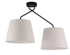 Lampa sufitowa LIZBONA 2 PLAFON czarny/biały 32117