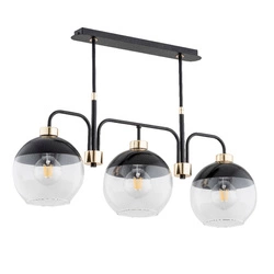Lampa sufitowa ALFA ALMARY CZARNA 3xE27 20cm | 63002