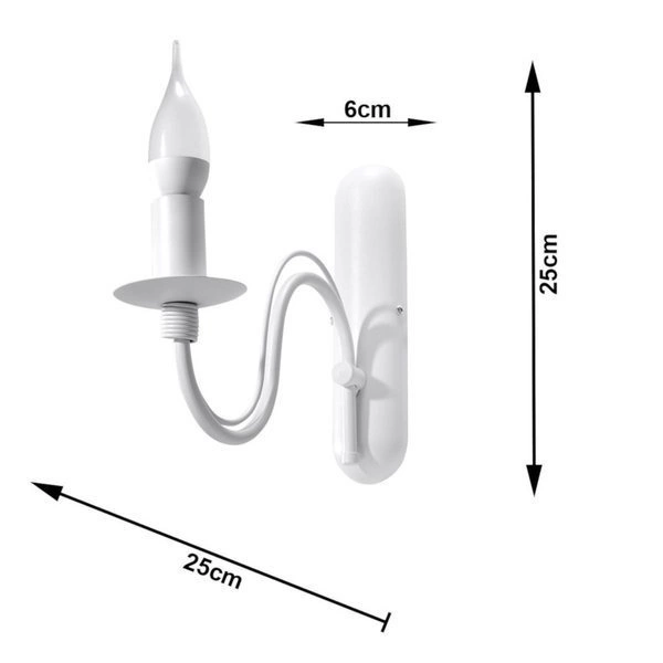 Kinkiet MINERWA Biały E14 x 12W LED, SL.0216