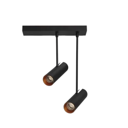 Azzardo LENS 2 BLACK/GOLD 3521