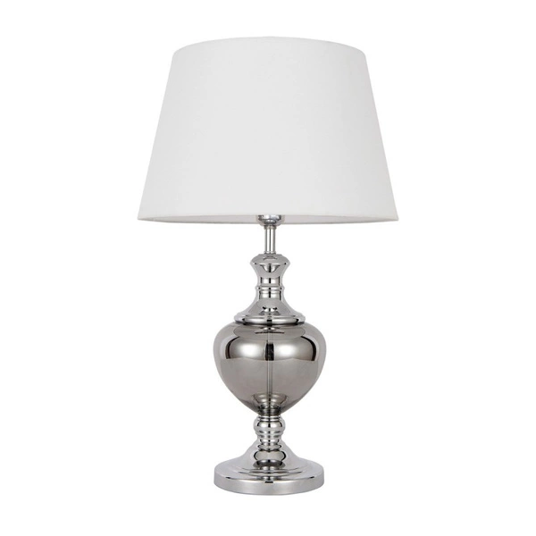 Lampka biurkowa Korrez śr. 16cm E27 | chrom
