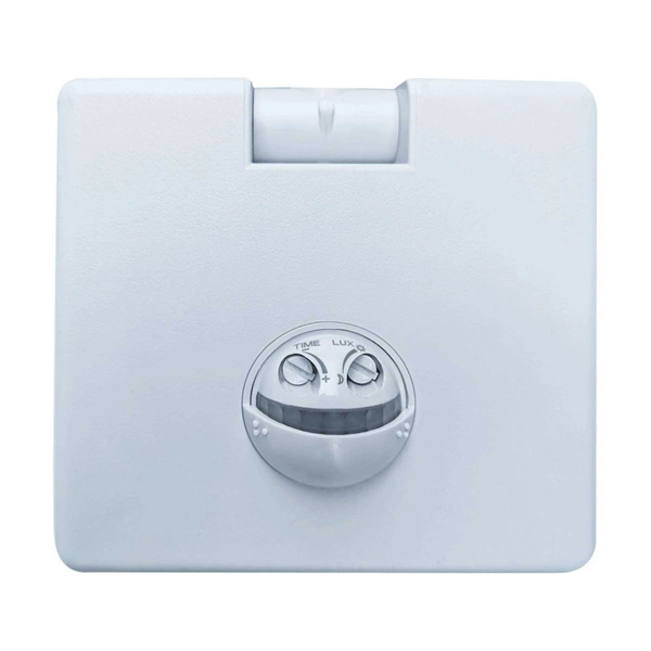 Kinkiet zewnętrzny LED FLIP 10W IP65 czujnik ruchu PIR | biały