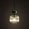 SOPHIA GREEN COGNAC LAMPA WISZĄCA 1XE14