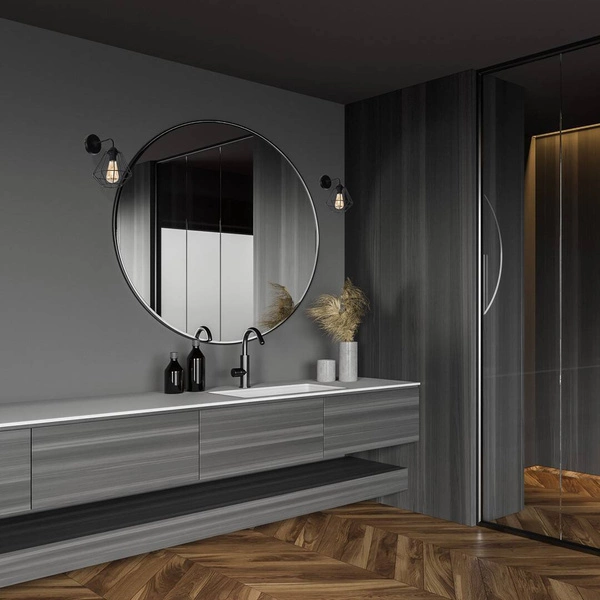 INDUSTRIALNY Kinkiet COLIN BLACK 1xE27 MLP4788