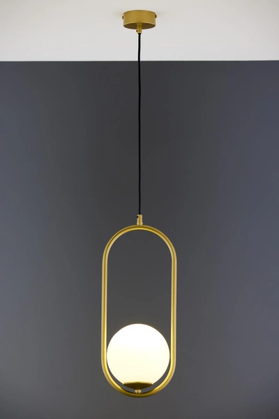 Nowoczesna Lampa wisząca IGON wys. 125cm 1xE14 11W IP20 | Złoty