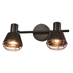 Lampa ścienna/sufitowa NERIA, 92-81780, czarny/miedziany, 2x40W E14