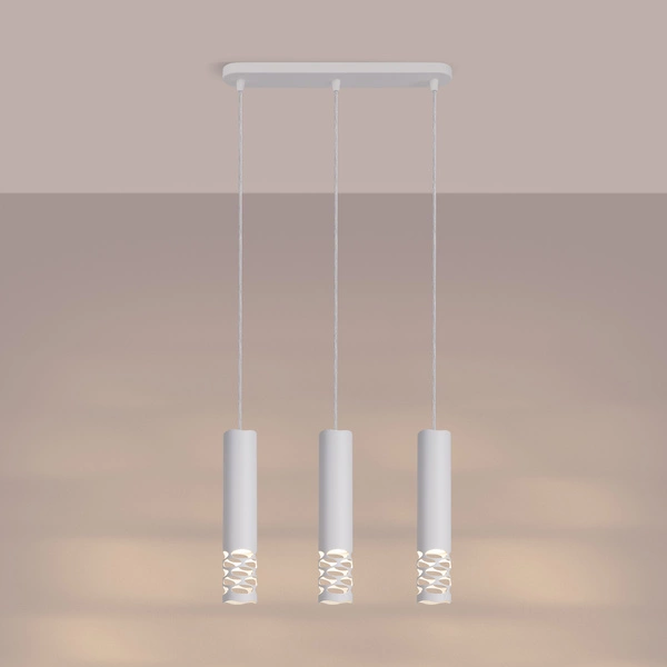 Lampa wisząca LIRO 3L biały
