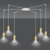 Lampa wisząca Emibig TRAKER 6 WH/GOLD 527/6