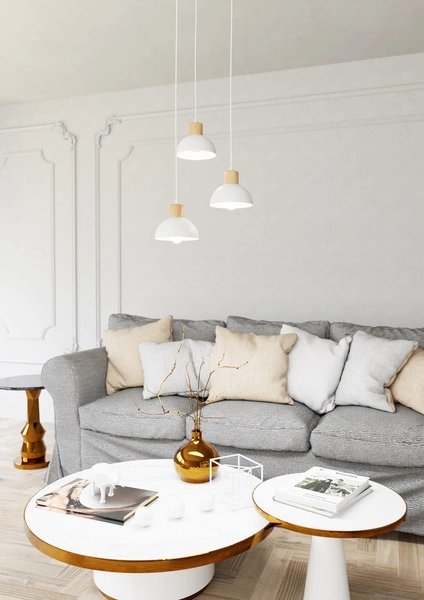 Lampa wisząca Emibig SECO 3 PREM WH 1394/3PREM