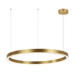 Midway lampa wisząca pierścień duża śr.80 cm 54W | złoty