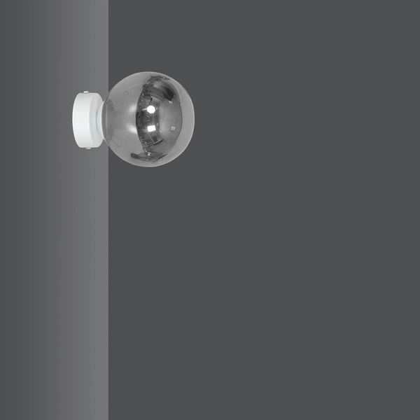 Kinkiet Emibig ROSSI K1 WH GRAFIT 878/K1