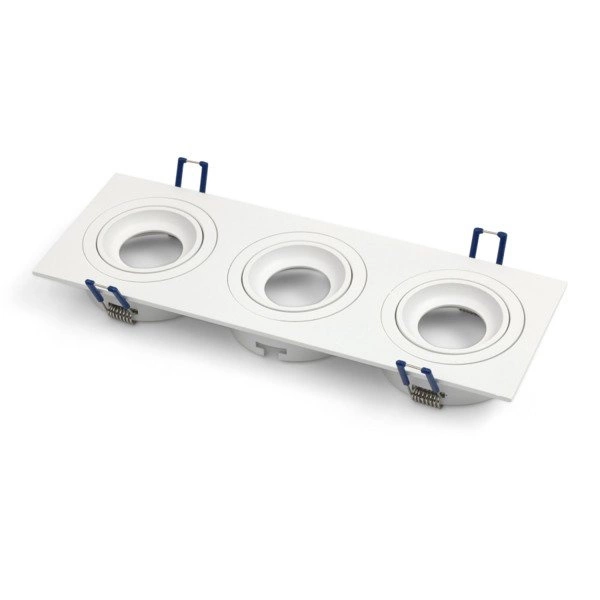 Oprawa wpuszczana oczko sufitowe CROSTI MODI SQ TRE biały szer. 26x9,2cm
